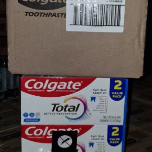 colgate total whitening toothpaste value pack