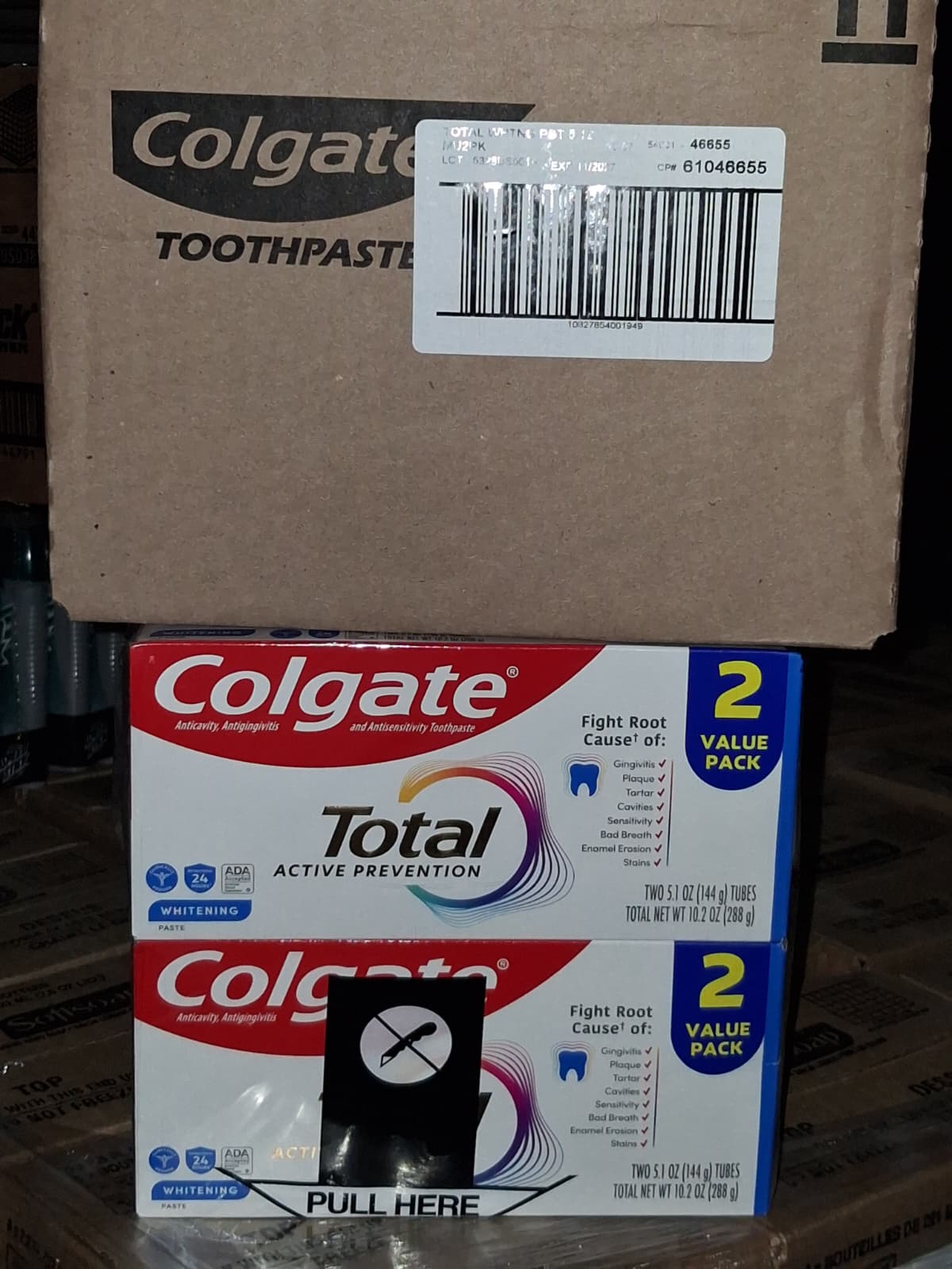 colgate total whitening toothpaste value pack